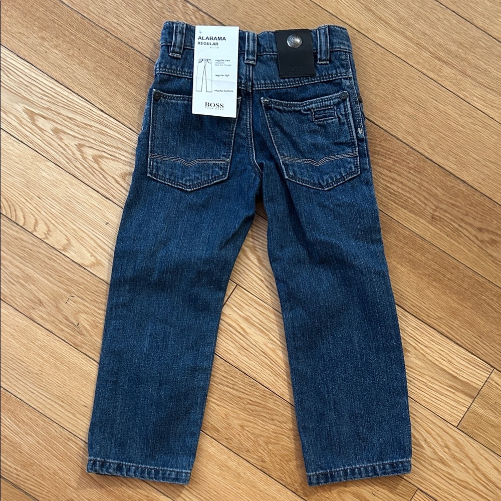 Hugo Boss Boys Jeans in Dark Blue Wash